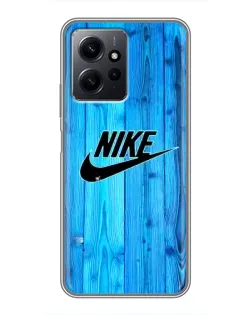 Чехол для Xiaomi Redmi Note 12 с картинкой «Голубое дерево Nike»