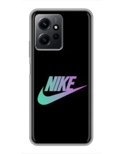 Чехол для Xiaomi Redmi Note 12 с картинкой «Nike — городская ночь»