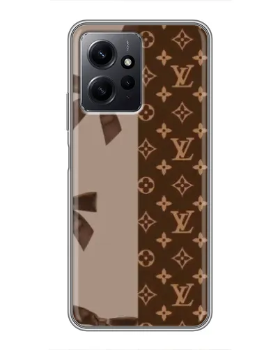 Чехол для Xiaomi Redmi Note 12 с картинкой «Louis Vuitton — банты»