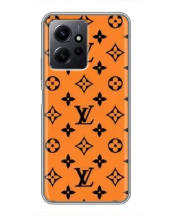 Чехол для Xiaomi Redmi Note 12 с картинкой «Оранжевый стиль LV»