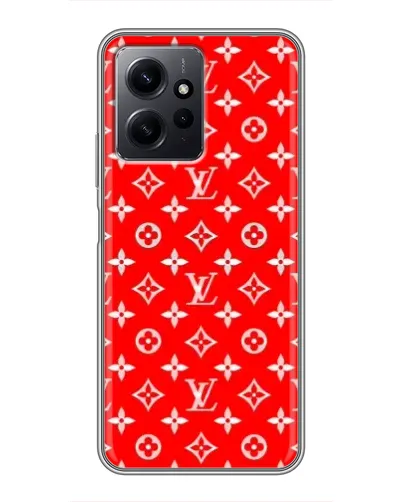 Чехол для Xiaomi Redmi Note 12 с картинкой «Яркий паттерн LV»