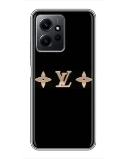 Чехол для Xiaomi Redmi Note 12 с картинкой «Louis Vuitton — минимализм»
