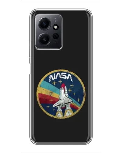 Чехол для Xiaomi Redmi Note 12 с картинкой «NASA — эмблема миссии» Чехол для Xiaomi Redmi Note 12 с картинкой «NASA — эмблема миссии»