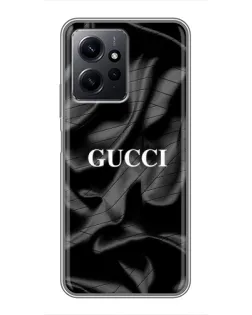 Чехол для Xiaomi Redmi Note 12 с картинкой «Gucci — шелковые волны»