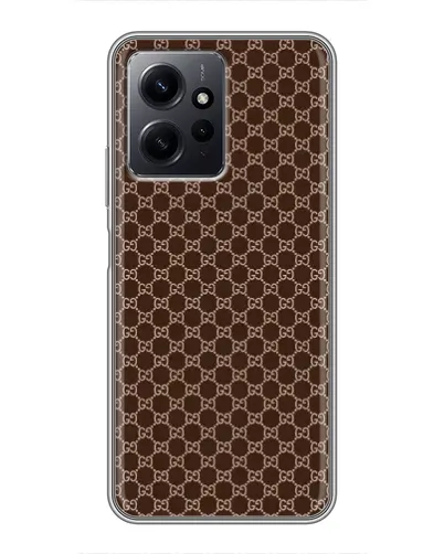 Чехол для Xiaomi Redmi Note 12 с картинкой «Gucci — шоколадная сетка» Чехол для Xiaomi Redmi Note 12 с картинкой «Gucci — шоколадная сетка»