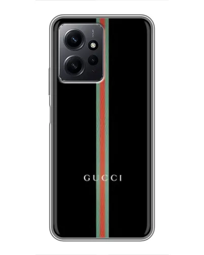 Чехол для Xiaomi Redmi Note 12 с картинкой «Gucci — строгая линия» Чехол для Xiaomi Redmi Note 12 с картинкой «Gucci — строгая линия»