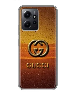 Чехол для Xiaomi Redmi Note 12 с картинкой «Gucci — солнечный градиент»