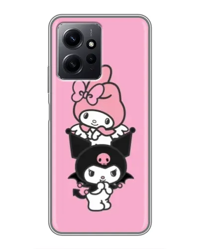 Чехол для Xiaomi Redmi Note 12 с картинкой «My Melody и Kuromi»