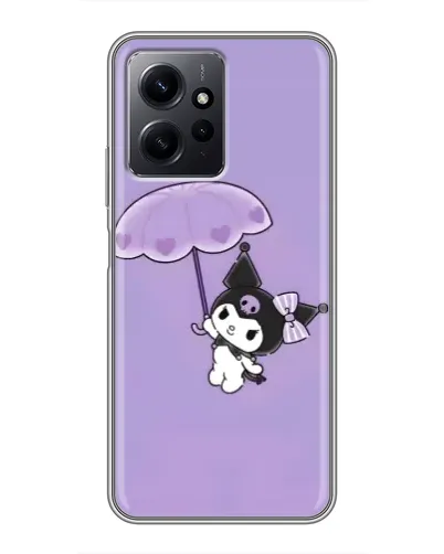 Чехол для Xiaomi Redmi Note 12 с картинкой «Kuromi с зонтиком»