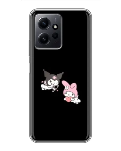 Чехол для Xiaomi Redmi Note 12 с картинкой «My Melody и Kuromi»