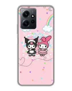 Чехол для Xiaomi Redmi Note 12 с картинкой «My Melody и Kuromi»