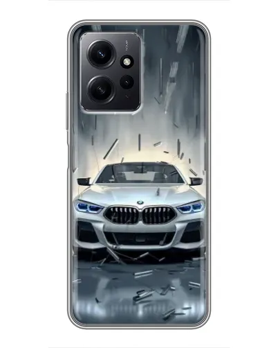 Чехол для Xiaomi Redmi Note 12 с картинкой «BMW в свете фар» Чехол для Xiaomi Redmi Note 12 с картинкой «BMW в свете фар»