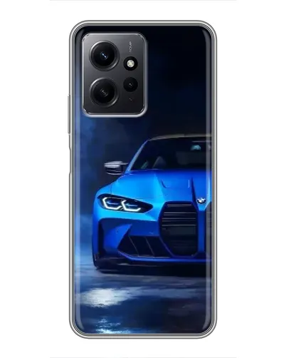 Чехол для Xiaomi Redmi Note 12 с картинкой «Голубая BMW M4» Чехол для Xiaomi Redmi Note 12 с картинкой «Голубая BMW M4»