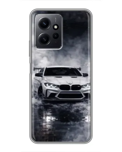 Чехол для Xiaomi Redmi Note 12 с картинкой «BMW сквозь туман» Чехол для Xiaomi Redmi Note 12 с картинкой «BMW сквозь туман»