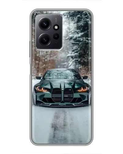 Чехол для Xiaomi Redmi Note 12 с картинкой «BMW в зимнем лесу» Чехол для Xiaomi Redmi Note 12 с картинкой «BMW в зимнем лесу»