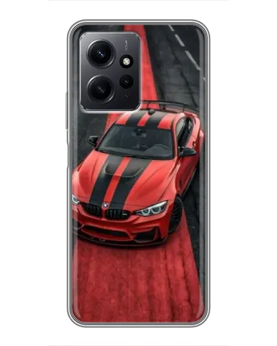Чехол для Xiaomi Redmi Note 12 с картинкой «BMW на красной дорожке» Чехол для Xiaomi Redmi Note 12 с картинкой «BMW на красной дорожке»