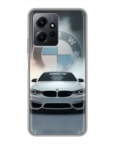Чехол для Xiaomi Redmi Note 12 с картинкой «BMW в белом дыму» Чехол для Xiaomi Redmi Note 12 с картинкой «BMW в белом дыму»