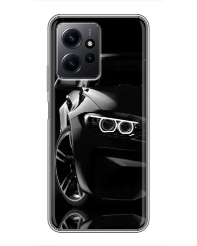 Чехол для Xiaomi Redmi Note 12 с картинкой «Черная BMW — профиль» Чехол для Xiaomi Redmi Note 12 с картинкой «Черная BMW — профиль»