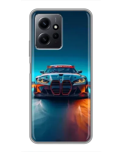 Чехол для Xiaomi Redmi Note 12 с картинкой «BMW — огни неона» Чехол для Xiaomi Redmi Note 12 с картинкой «BMW — огни неона»