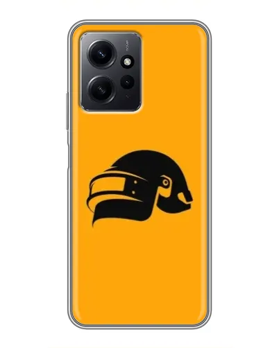 Чехол для Xiaomi Redmi Note 12 с картинкой «PUBG — золотой шлем»