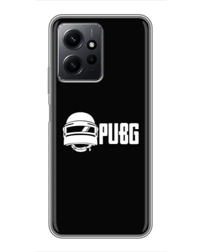 Чехол для Xiaomi Redmi Note 12 с картинкой «PUBG — классический лого»