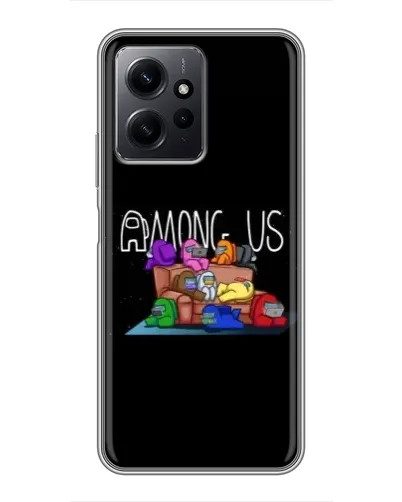 Чохол для Xiaomi Redmi Note 12 з картинкою «Логотип Among Us»