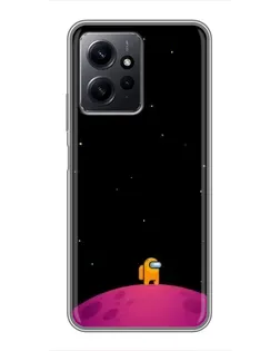 Чехол для Xiaomi Redmi Note 12 с картинкой «Одинокий герой на планете»
