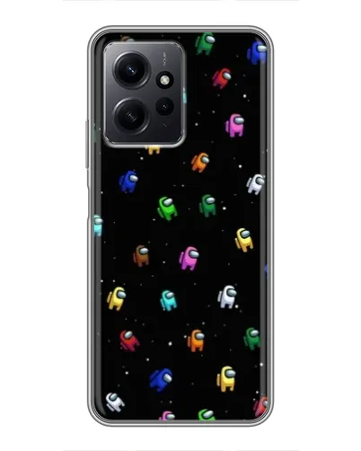 Чохол для Xiaomi Redmi Note 12 з картинкою «Екіпаж Among Us»