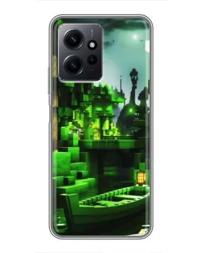 Чехол для Xiaomi Redmi Note 12 с картинкой «Minecraft лесной пейзаж» Чехол для Xiaomi Redmi Note 12 с картинкой «Minecraft лесной пейзаж»