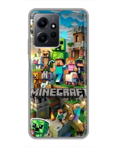 Чехол для Xiaomi Redmi Note 12 с картинкой «Замок Minecraft» Чехол для Xiaomi Redmi Note 12 с картинкой «Замок Minecraft»
