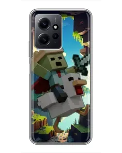 Чехол для Xiaomi Redmi Note 12 с картинкой «Стив и гусь»