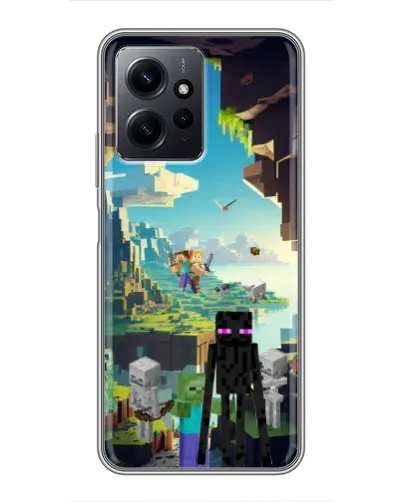 Чехол для Xiaomi Redmi Note 12 с картинкой «Эндермен в лесу» Чехол для Xiaomi Redmi Note 12 с картинкой «Эндермен в лесу»