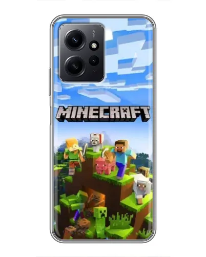 Чехол для Xiaomi Redmi Note 12 с картинкой «Minecraft классический мир» Чехол для Xiaomi Redmi Note 12 с картинкой «Minecraft классический мир»