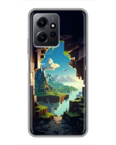Чехол для Xiaomi Redmi Note 12 с картинкой «Вид из пещеры» Чехол для Xiaomi Redmi Note 12 с картинкой «Вид из пещеры»