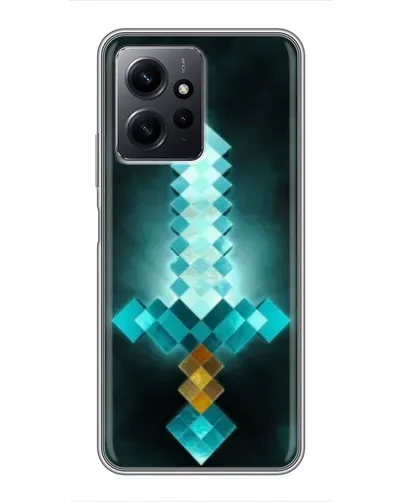Чехол для Xiaomi Redmi Note 12 с картинкой «Алмазный меч неон» Чехол для Xiaomi Redmi Note 12 с картинкой «Алмазный меч неон»