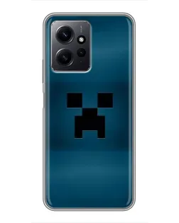 Чехол для Xiaomi Redmi Note 12 с картинкой «Крипер текстура»