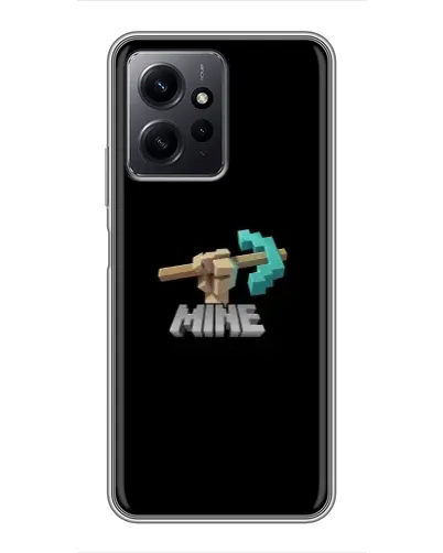Чехол для Xiaomi Redmi Note 12 с картинкой «Алмазная кирка» Чехол для Xiaomi Redmi Note 12 с картинкой «Алмазная кирка»