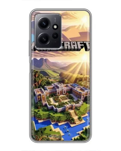 Чехол для Xiaomi Redmi Note 12 с картинкой «Minecraft панорама» Чехол для Xiaomi Redmi Note 12 с картинкой «Minecraft панорама»