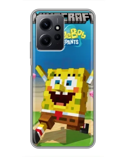 Чохол для Xiaomi Redmi Note 12 з картинкою «Губка Боб Minecraft» Чохол для Xiaomi Redmi Note 12 з картинкою «Губка Боб Minecraft»