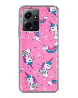 Чехол для Xiaomi Redmi Note 12 с картинкой «Unicorn паттерн розовый» Чехол для Xiaomi Redmi Note 12 с картинкой «Unicorn паттерн розовый»