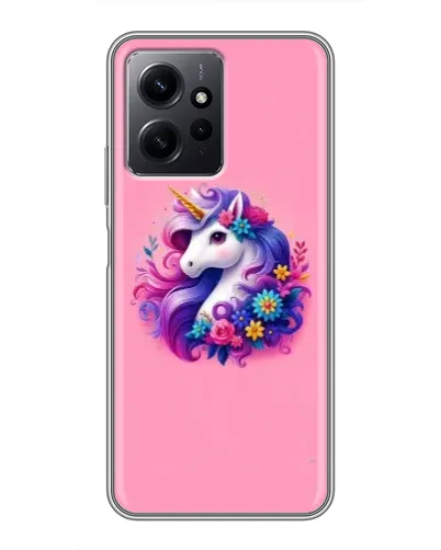 Чехол для Xiaomi Redmi Note 12 с картинкой «Сказочный единорог»