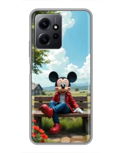 Чехол для Xiaomi Redmi Note 12 с картинкой «Микки на скамейке» Чехол для Xiaomi Redmi Note 12 с картинкой «Микки на скамейке»