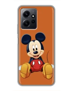 Чехол для Xiaomi Redmi Note 12 с картинкой «Микки отдыхает»