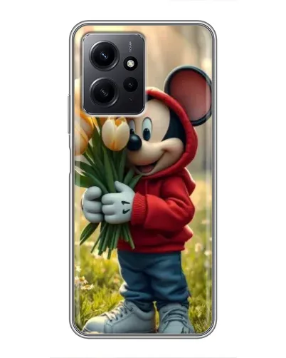 Чехол для Xiaomi Redmi Note 12 с картинкой «Микки с тюльпанами» Чехол для Xiaomi Redmi Note 12 с картинкой «Микки с тюльпанами»
