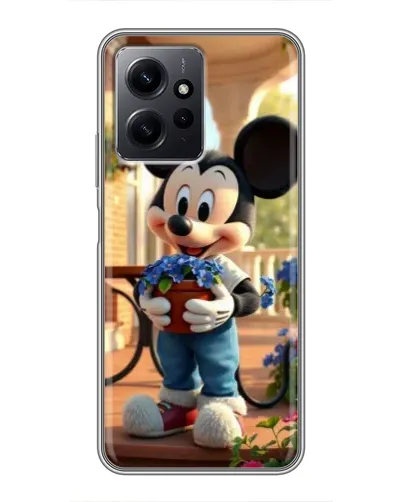 Чехол для Xiaomi Redmi Note 12 с картинкой «Микки садовод» Чехол для Xiaomi Redmi Note 12 с картинкой «Микки садовод»