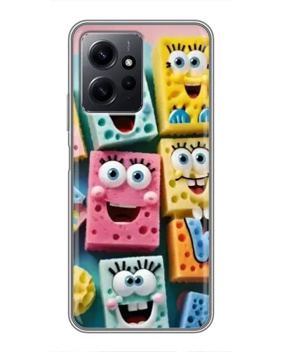 Чехол для Xiaomi Redmi Note 12 с картинкой «Цветные губки» Чехол для Xiaomi Redmi Note 12 с картинкой «Цветные губки»