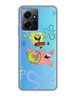 Чехол для Xiaomi Redmi Note 12 с картинкой «Спанч Боб и Патрик»