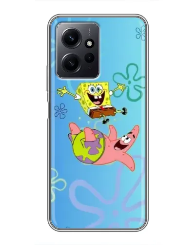 Чехол для Xiaomi Redmi Note 12 с картинкой «Спанч Боб и Патрик» Чехол для Xiaomi Redmi Note 12 с картинкой «Спанч Боб и Патрик»
