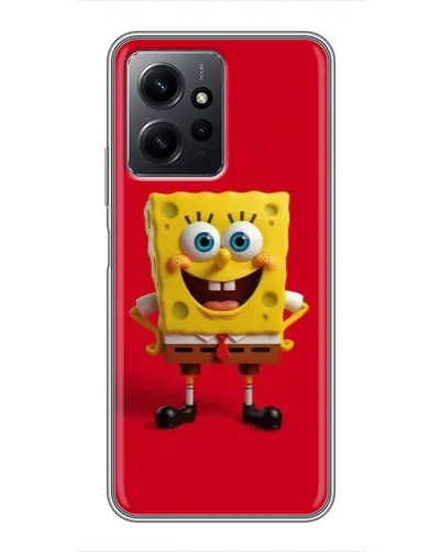 Чехол для Xiaomi Redmi Note 12 с картинкой «Спанч Боб на красном» Чехол для Xiaomi Redmi Note 12 с картинкой «Спанч Боб на красном»