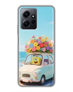 Чехол для Xiaomi Redmi Note 12 с картинкой «Автомобильное путешествие»